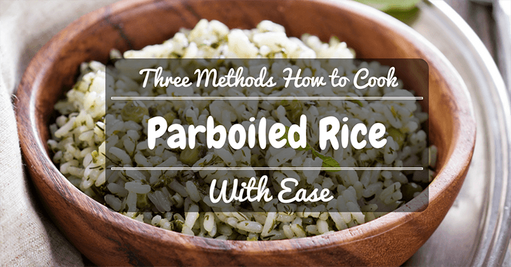 parboiled converted white rice