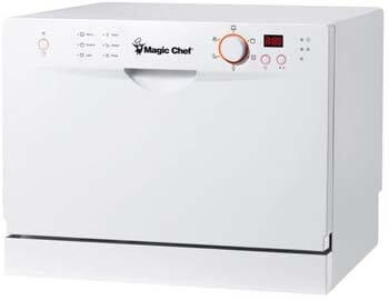 MAGIC CHEF CSCD6W3 – 6 PLACE SETTING COUNTERTOP DISHWASHER