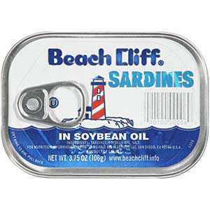 BEACH CLIFF Sardines in Soybean Oil