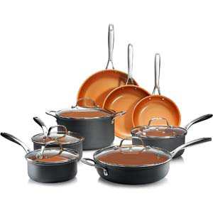 Gotham Steel Hard Anodized Pots and Pans Cookware Set