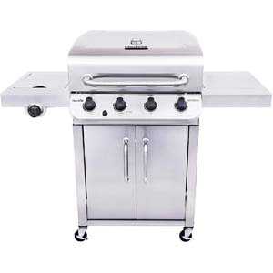 Char-Broil 463375919 Steel 4-Burner Cabinet Style Gas Grill